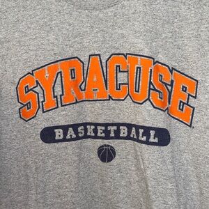 TLC Sportswear Inc.  Syracuse Basketball Gray Short Sleeve T-Shirt Size XL
